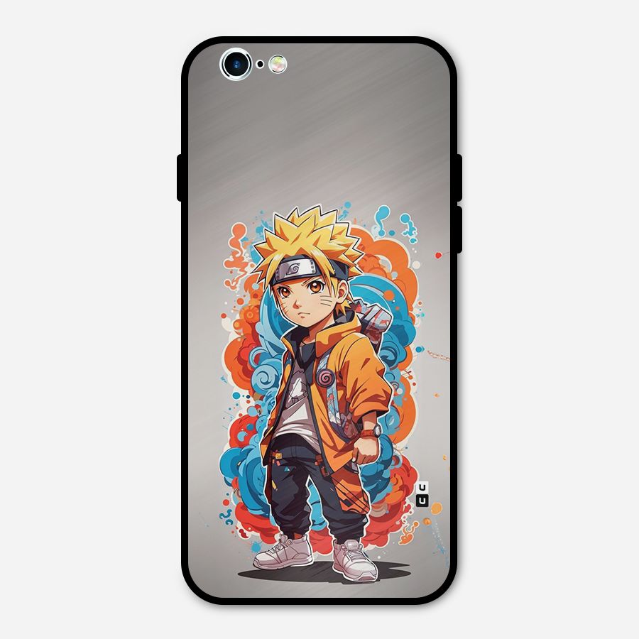 Cool Naruto Uzumaki Metal Back Case for iPhone 6 6s