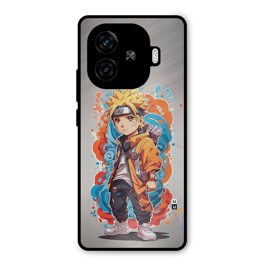 Cool Naruto Uzumaki Metal Back Case for iQOO Neo 10R