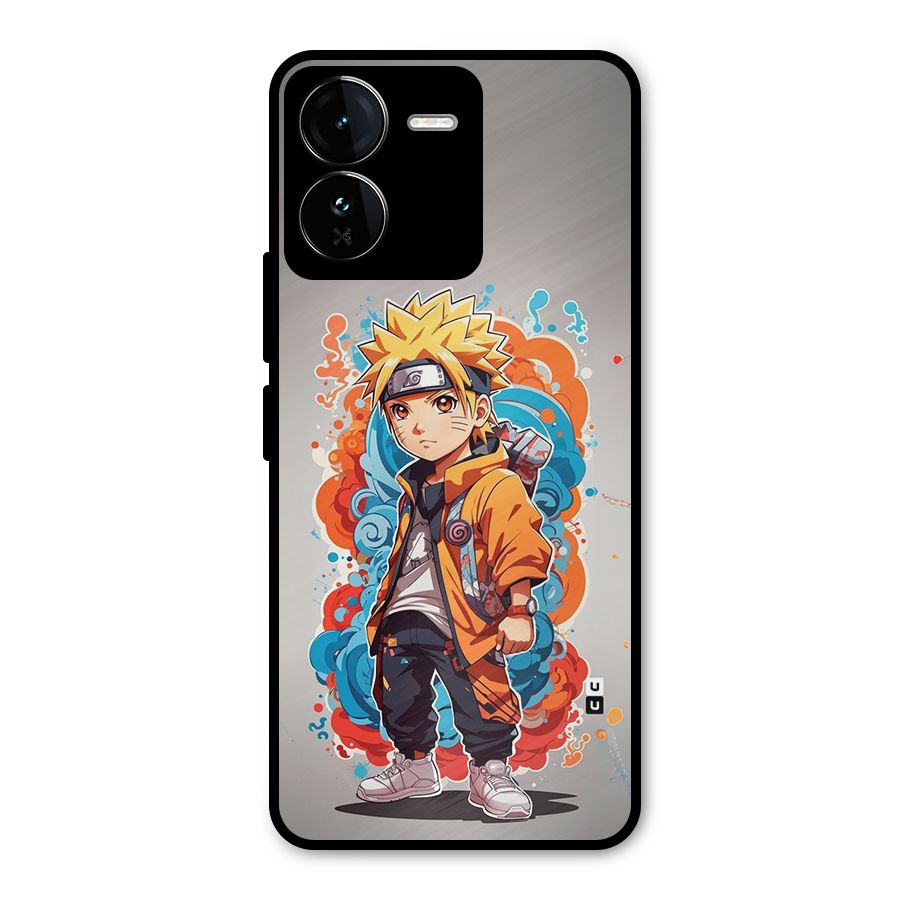 Cool Naruto Uzumaki Metal Back Case for iQOO Z9