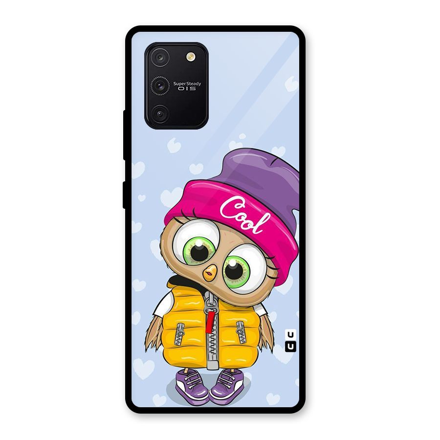 Cool Owl Glass Back Case for Galaxy S10 Lite