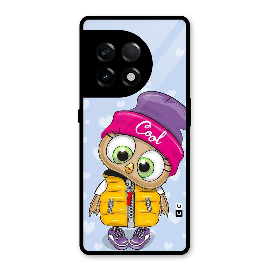Cool Owl Glass Back Case for OnePlus 11R