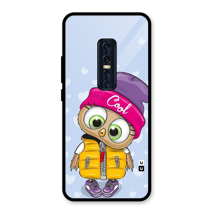 Cool Owl Glass Back Case for Vivo V17 Pro
