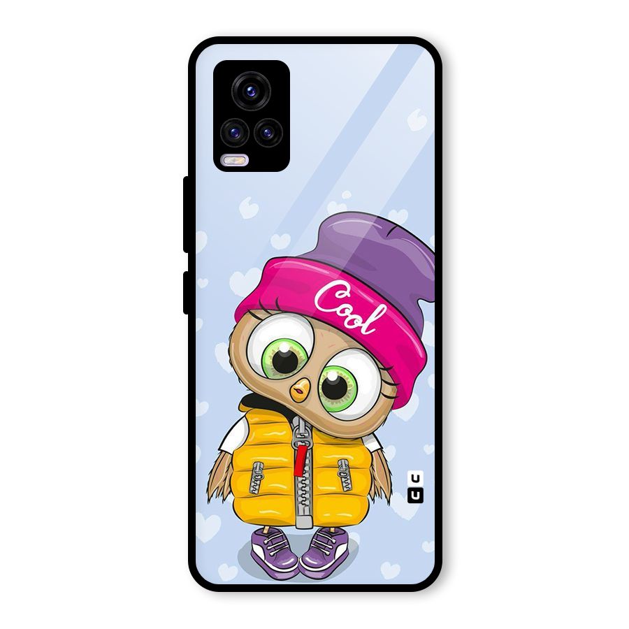 Cool Owl Glass Back Case for Vivo V20 2021