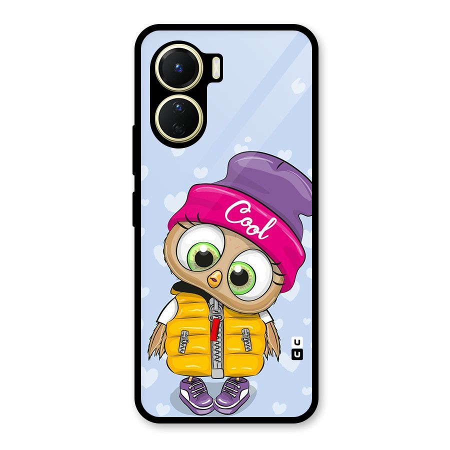 Cool Owl Glass Back Case for Vivo Y56