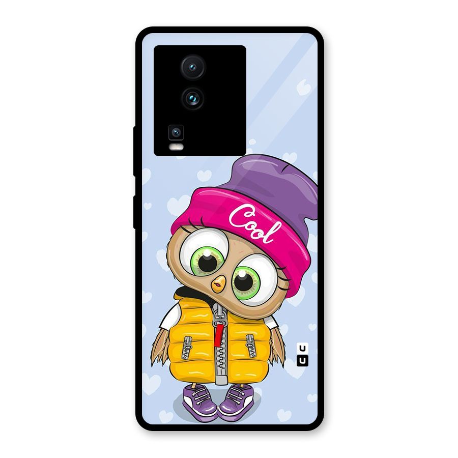 Cool Owl Glass Back Case for Vivo iQOO Neo 7
