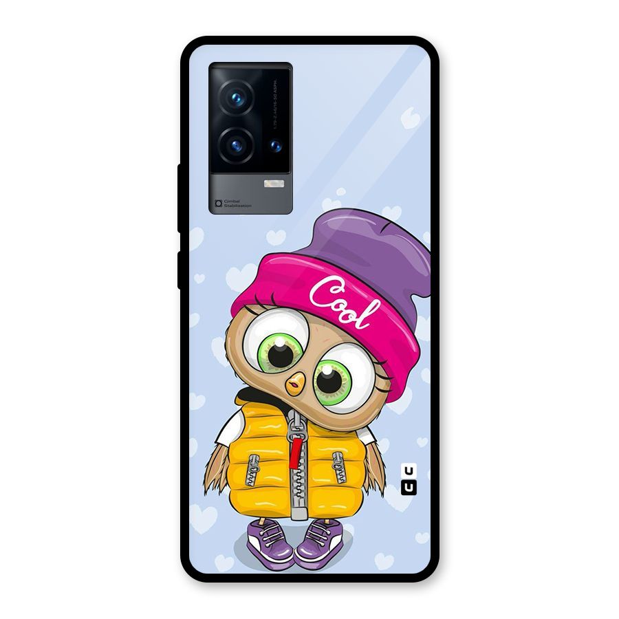 Cool Owl Glass Back Case for iQOO 9 5G