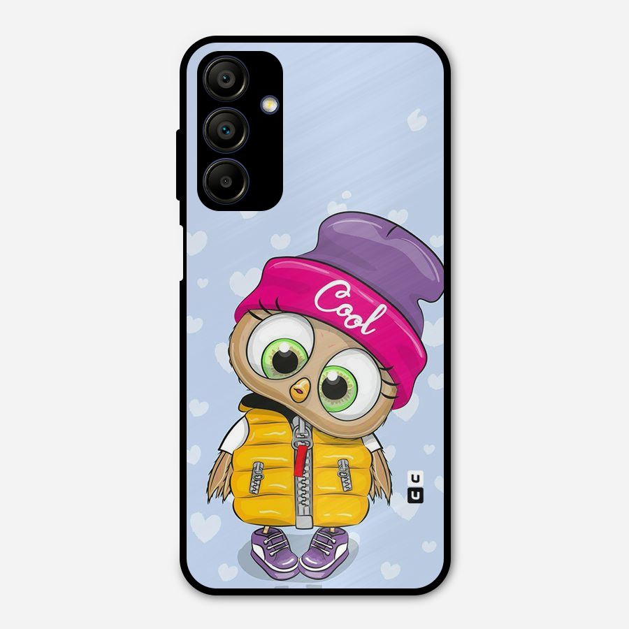 Cool Owl Metal Back Case for Galaxy A15 5G