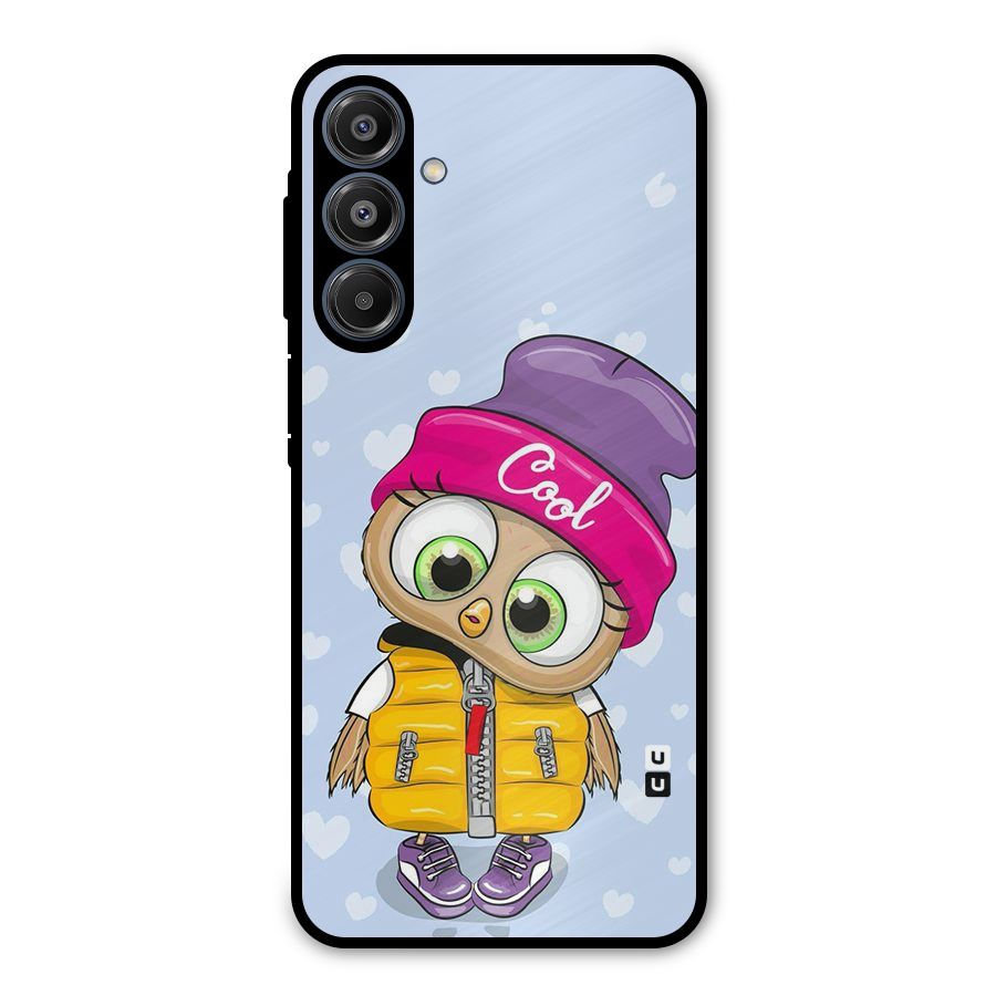 Cool Owl Metal Back Case for Galaxy A16 5G