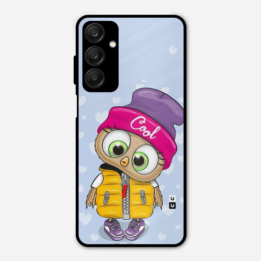 Cool Owl Metal Back Case for Galaxy A25 5G