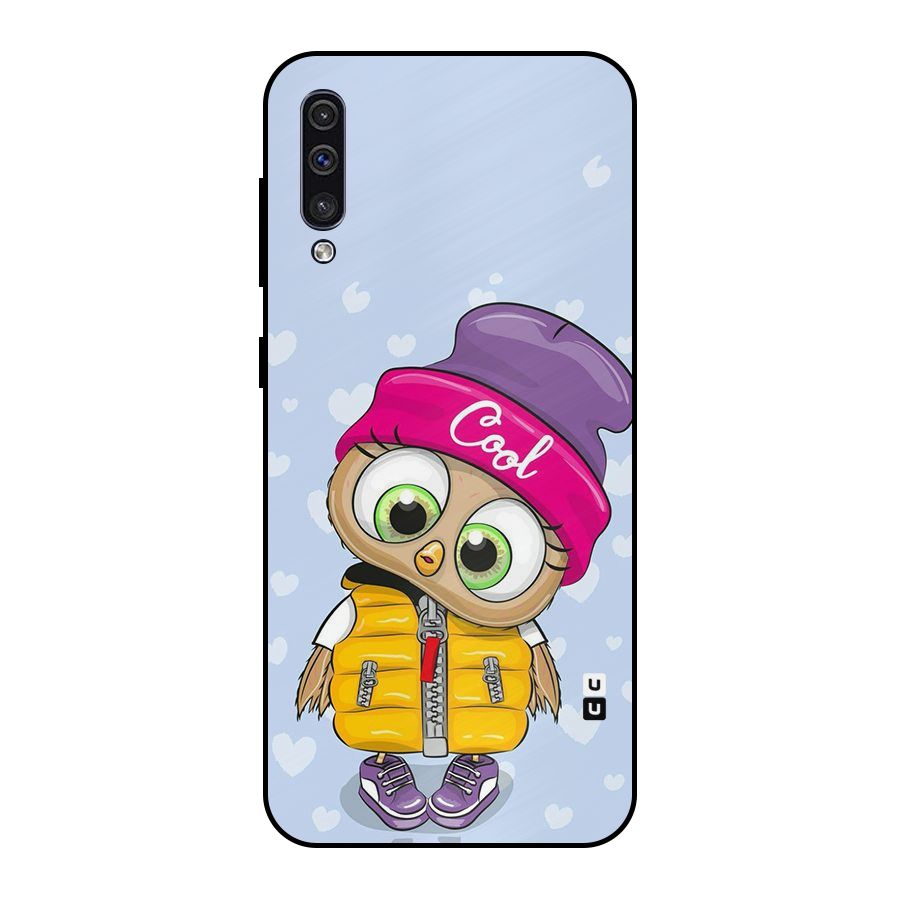 Cool Owl Metal Back Case for Galaxy A30s