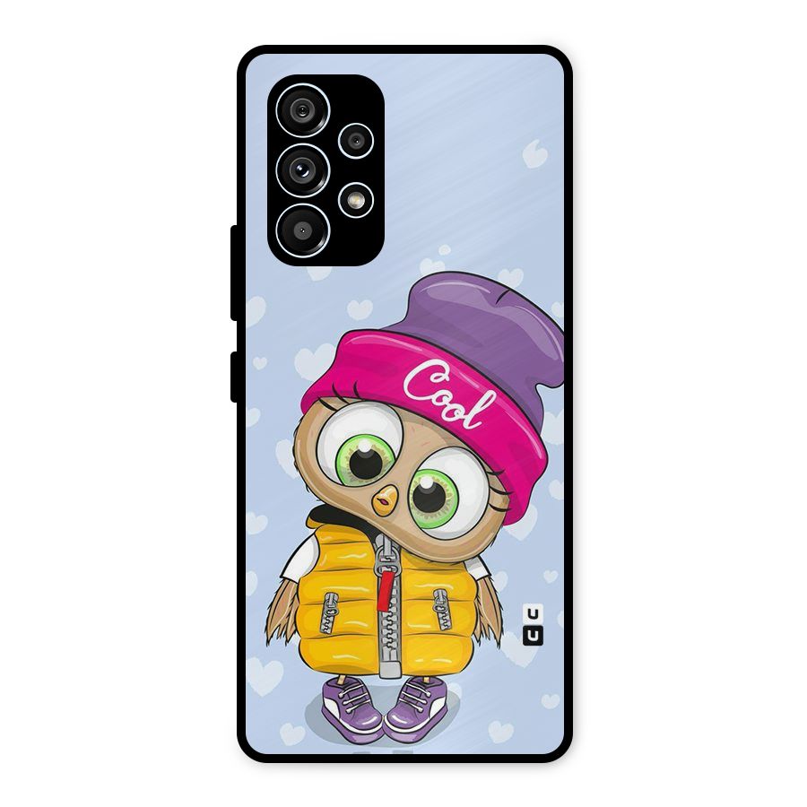 Cool Owl Metal Back Case for Galaxy A53 5G