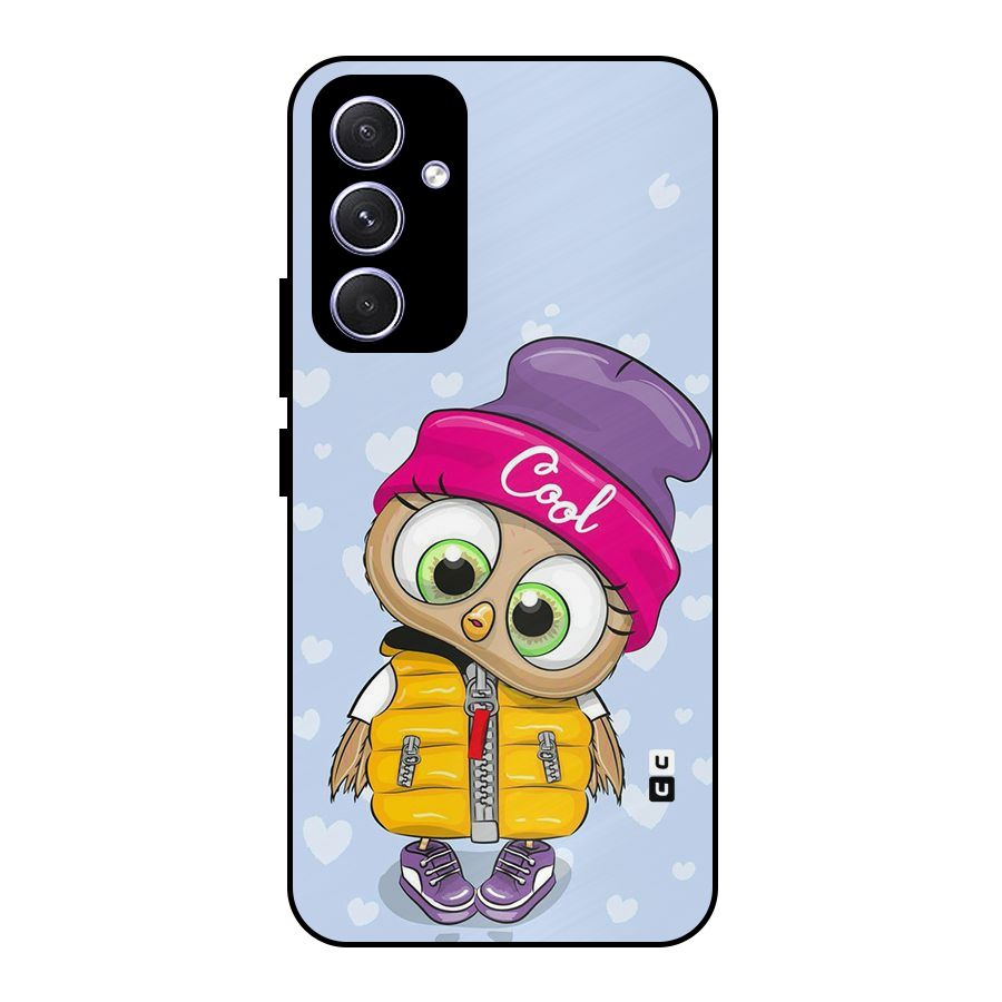 Cool Owl Metal Back Case for Galaxy A54