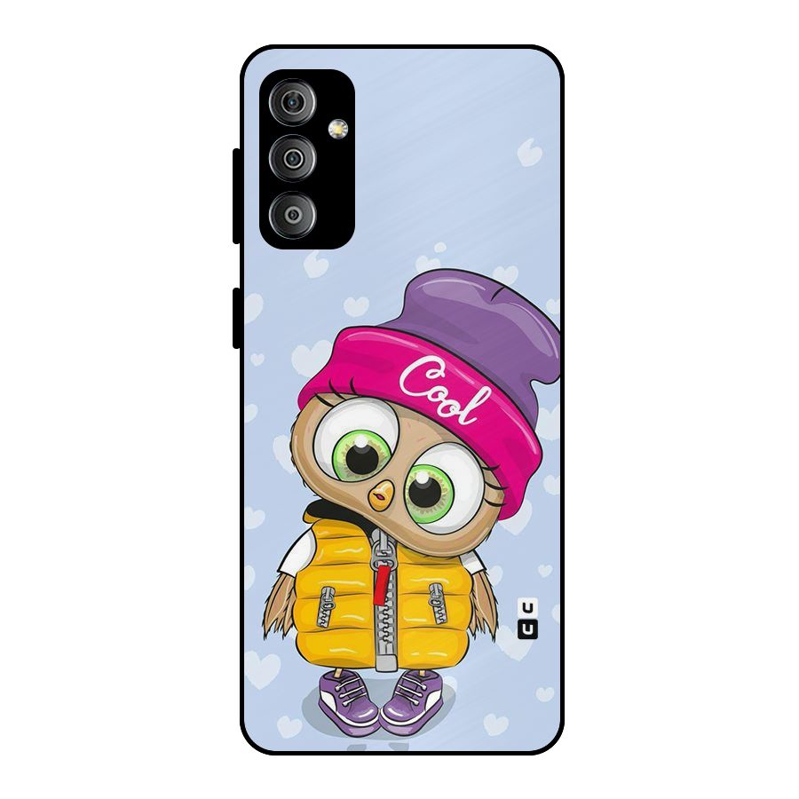 Cool Owl Metal Back Case for Galaxy F23