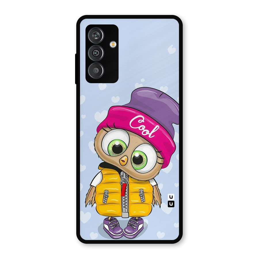 Cool Owl Metal Back Case for Galaxy M13