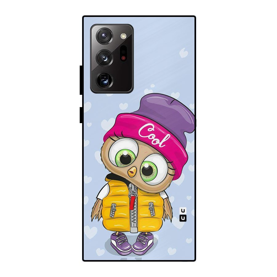 Cool Owl Metal Back Case for Galaxy Note 20 Ultra