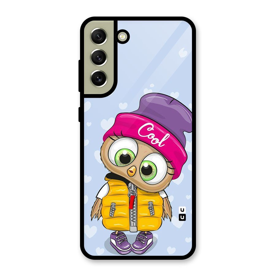 Cool Owl Metal Back Case for Galaxy S21 FE 5G (2023)