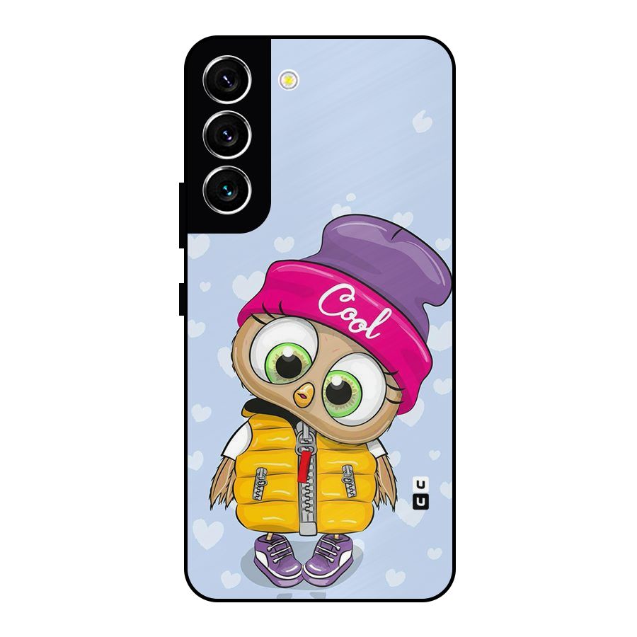Cool Owl Metal Back Case for Galaxy S22 5G