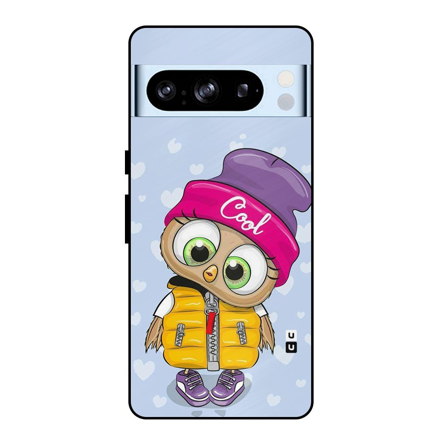 Cool Owl Metal Back Case for Google Pixel 8 Pro