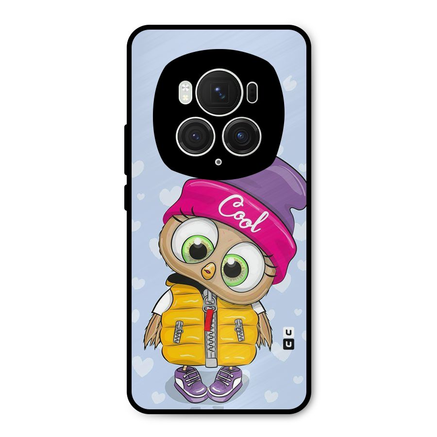 Cool Owl Metal Back Case for Honor Magic6 Pro