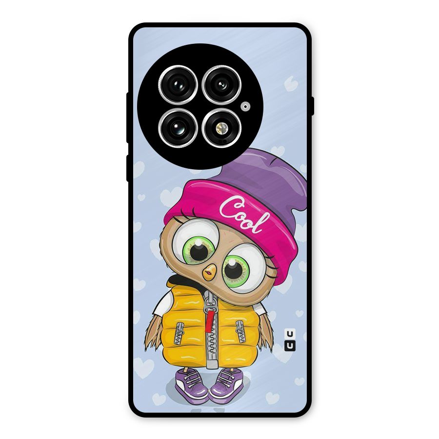 Cool Owl Metal Back Case for OnePlus 13