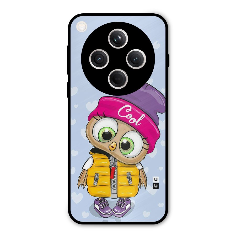Cool Owl Metal Back Case for Oppo Find X8