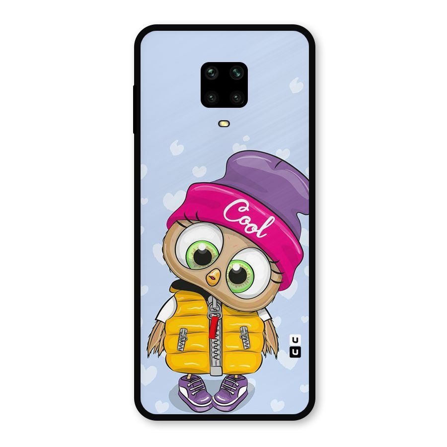 Cool Owl Metal Back Case for Poco M2