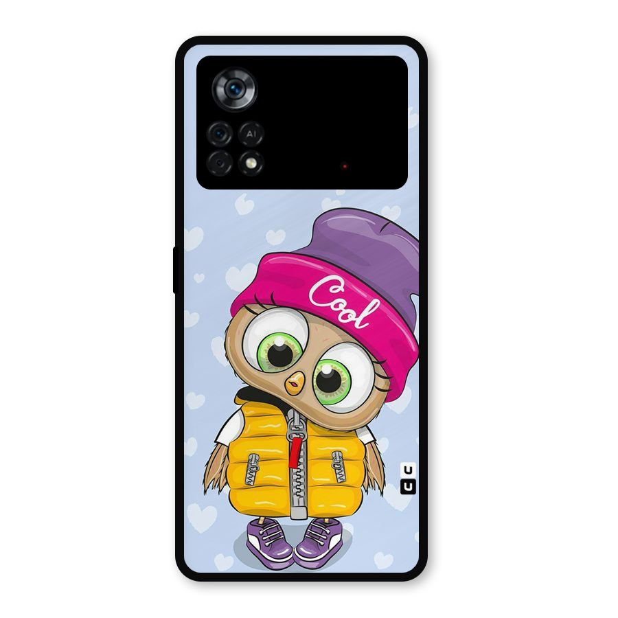 Cool Owl Metal Back Case for Poco X4 Pro 5G