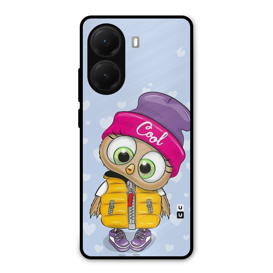 Cool Owl Metal Back Case for Poco X7 Pro