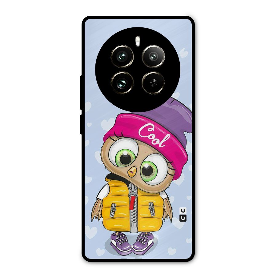 Cool Owl Metal Back Case for Realme 12 Pro