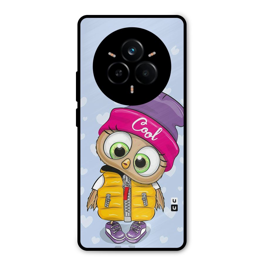 Cool Owl Metal Back Case for Realme 14 Pro