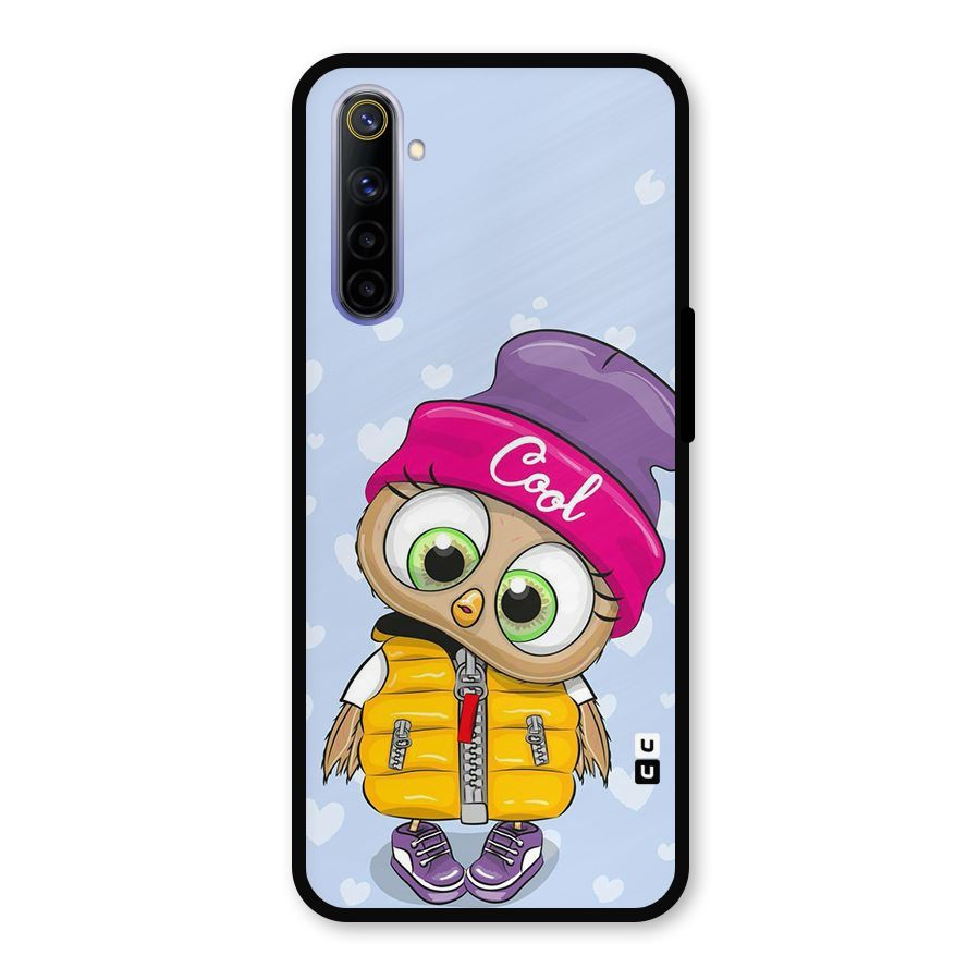 Cool Owl Metal Back Case for Realme 6i
