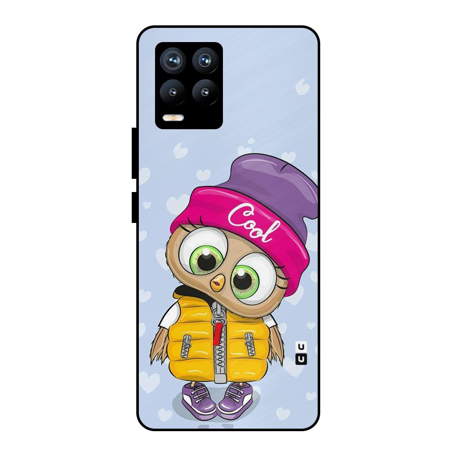 Cool Owl Metal Back Case for Realme 8 Pro