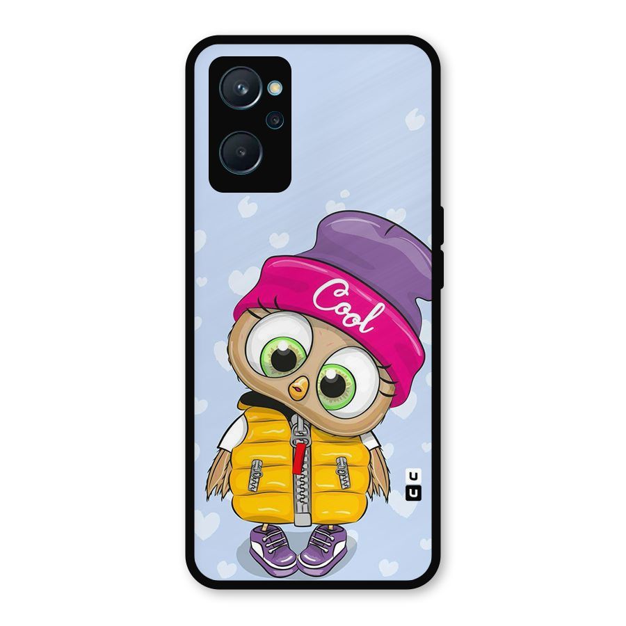 Cool Owl Metal Back Case for Realme 9i