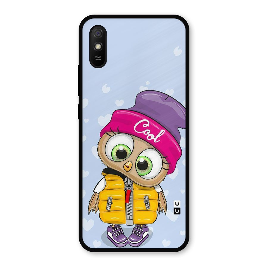 Cool Owl Metal Back Case for Redmi 9i
