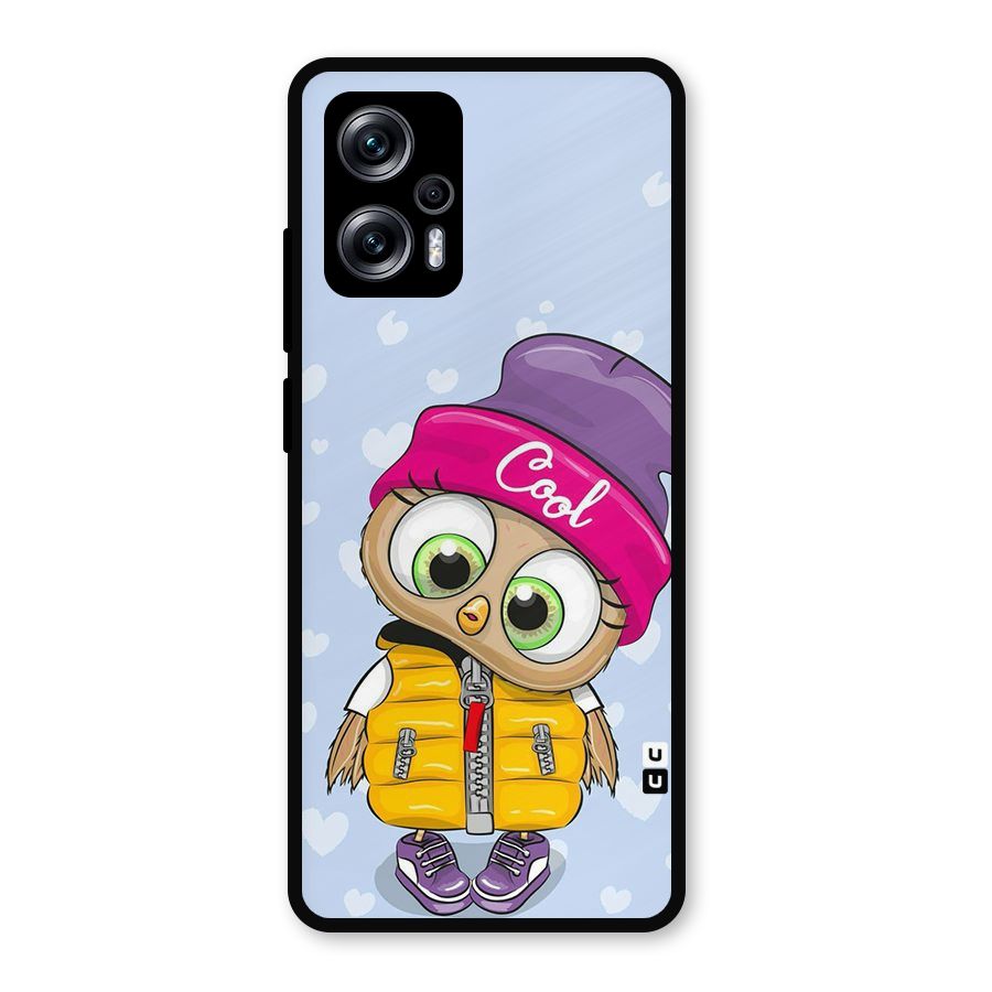 Cool Owl Metal Back Case for Redmi K50i