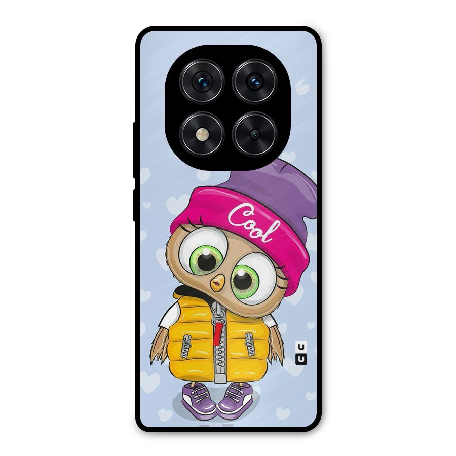 Cool Owl Metal Back Case for Redmi Note 14 Pro 5G