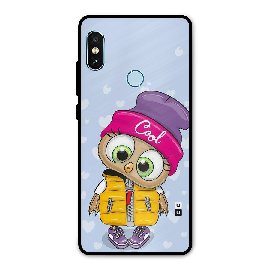 Cool Owl Metal Back Case for Redmi Note 5 Pro