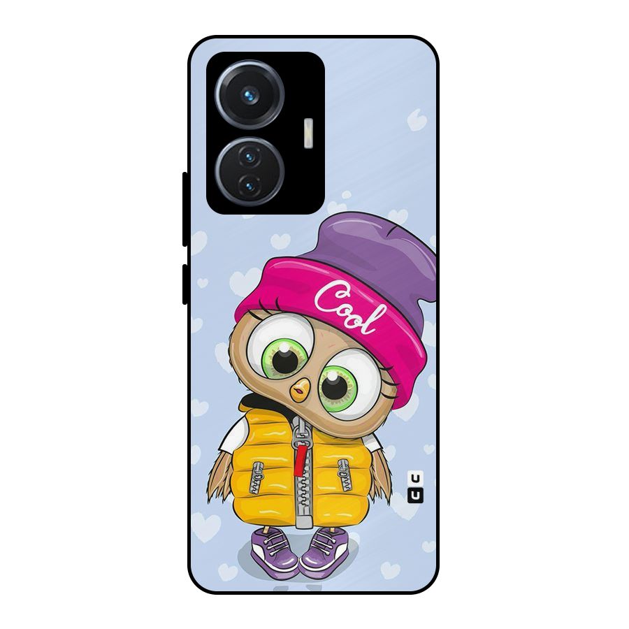 Cool Owl Metal Back Case for Vivo T1 44W
