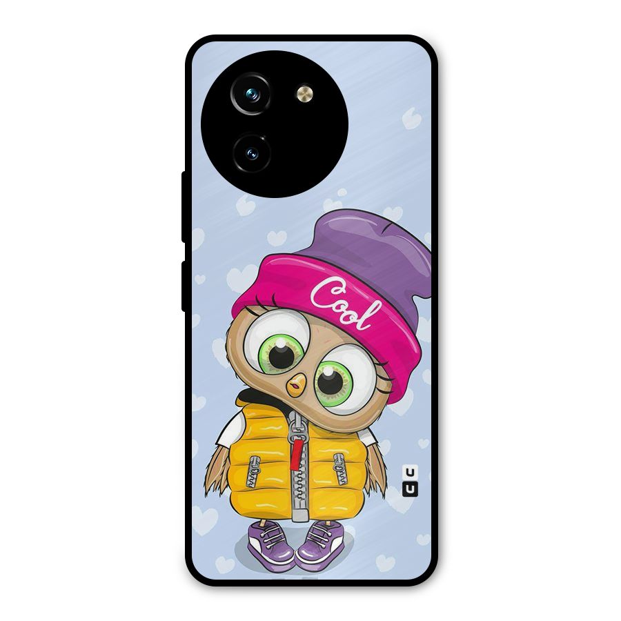Cool Owl Metal Back Case for Vivo T3x