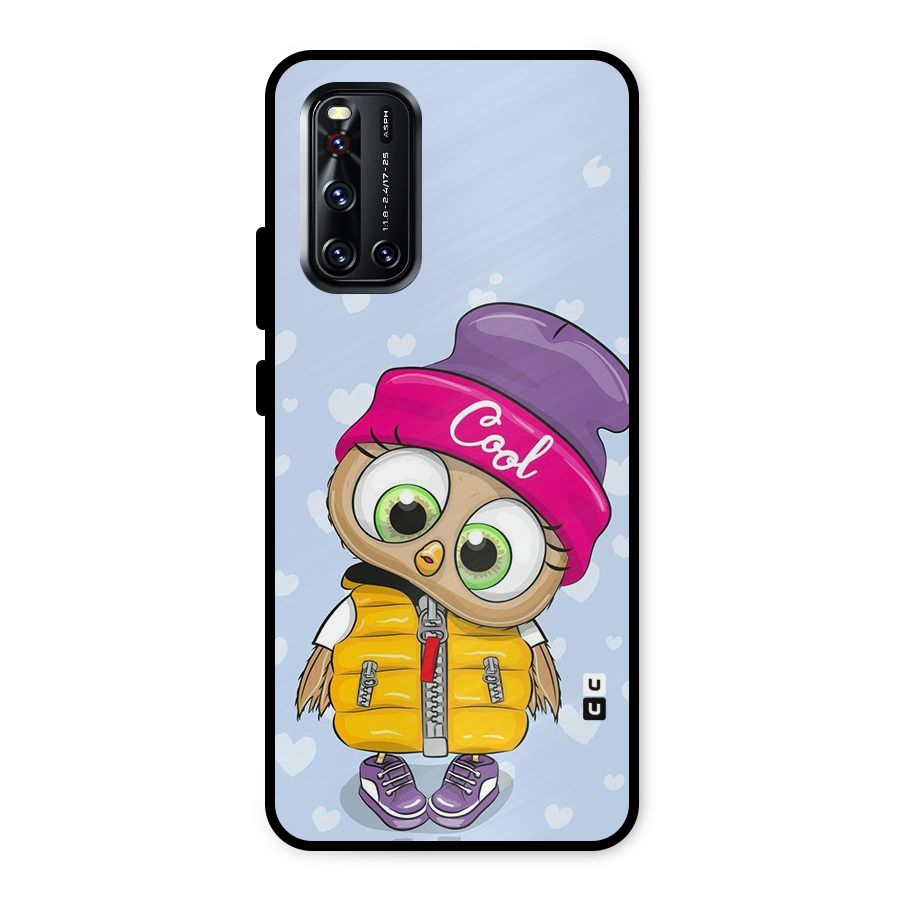 Cool Owl Metal Back Case for Vivo V19