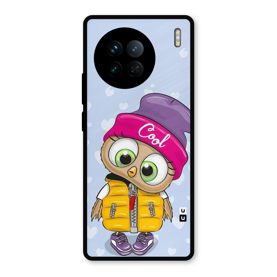 Cool Owl Metal Back Case for Vivo X90