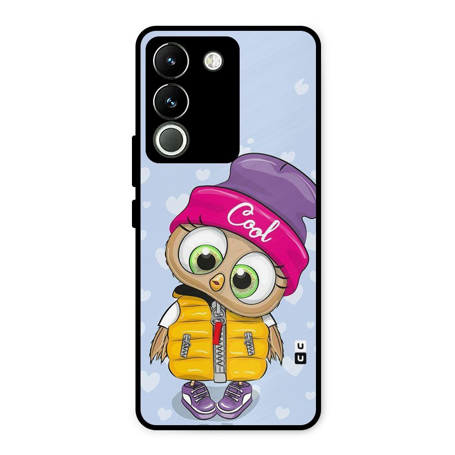 Cool Owl Metal Back Case for Vivo Y200
