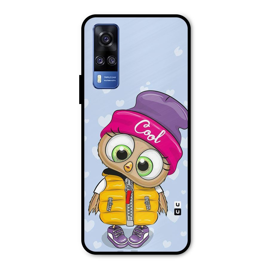 Cool Owl Metal Back Case for Vivo Y51A