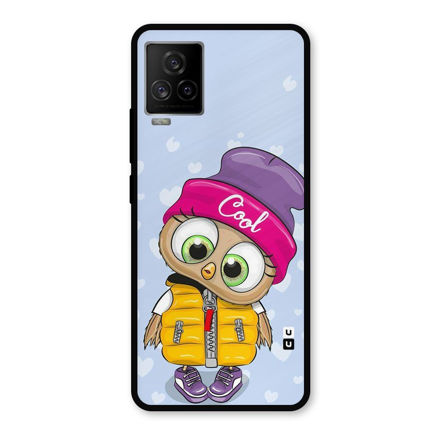 Cool Owl Metal Back Case for iQOO 7 Legend 5G