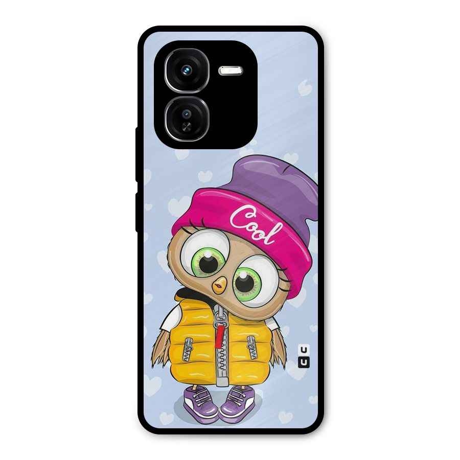 Cool Owl Metal Back Case for iQOO Z9x
