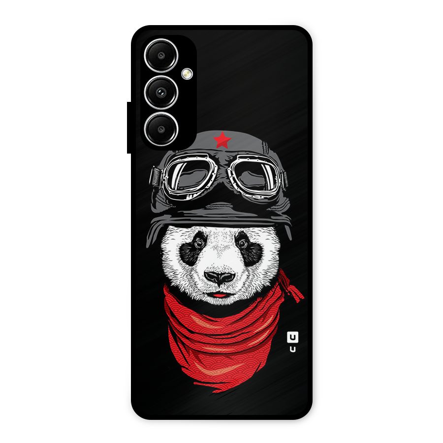 Cool Panda Soldier Art Metal Back Case for Galaxy A05s