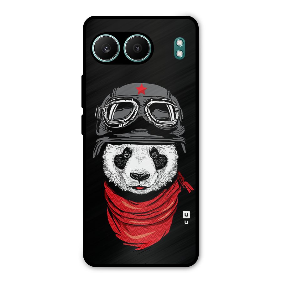 Cool Panda Soldier Art Metal Back Case for OnePlus Nord 4