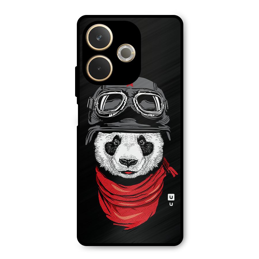Cool Panda Soldier Art Metal Back Case for Oppo A5 Pro