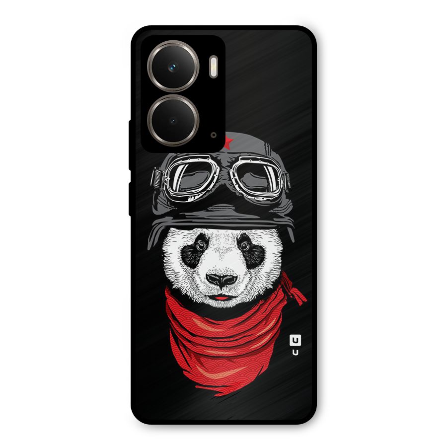 Cool Panda Soldier Art Metal Back Case for Realme P3