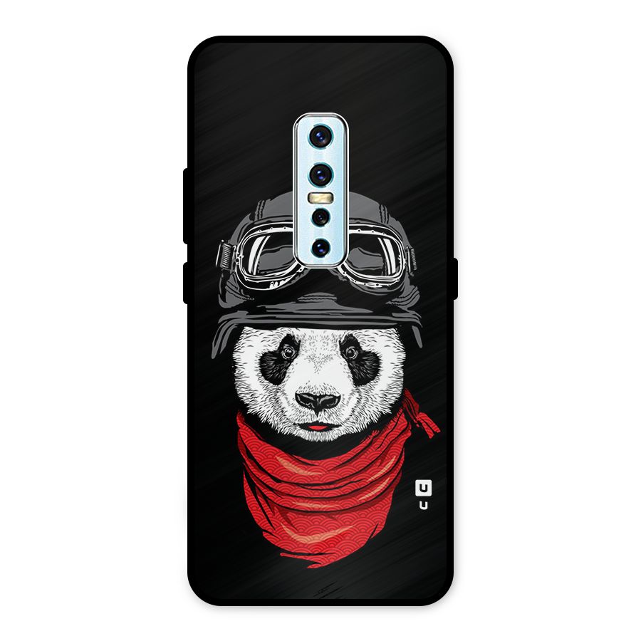 Cool Panda Soldier Art Metal Back Case for Vivo V17 Pro